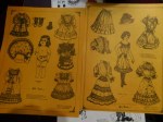 old paper doll yellow f